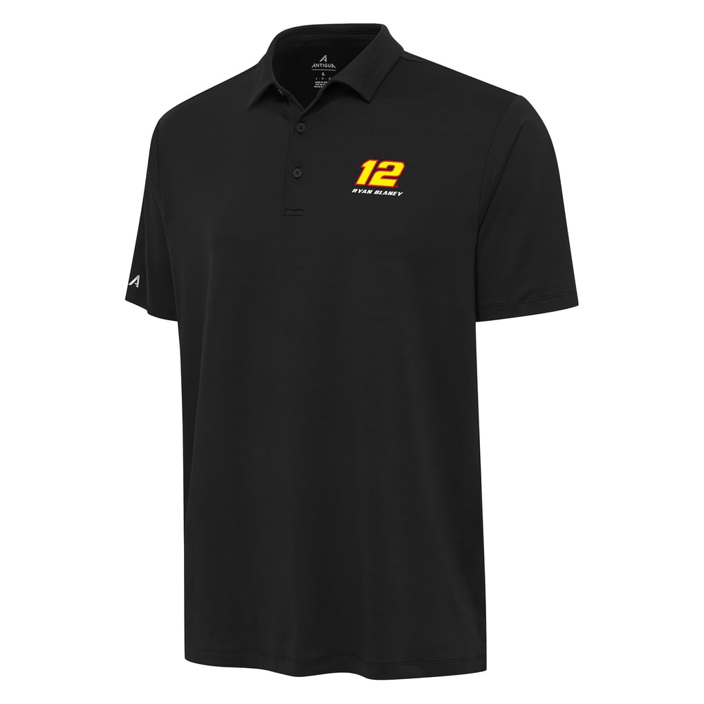  Ryan Blaney Antigua Reprocess Polo - Black